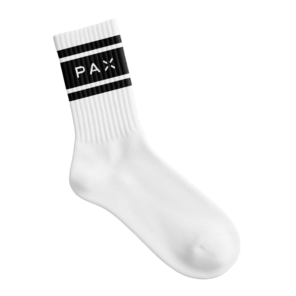 PAX Crew Socks — White